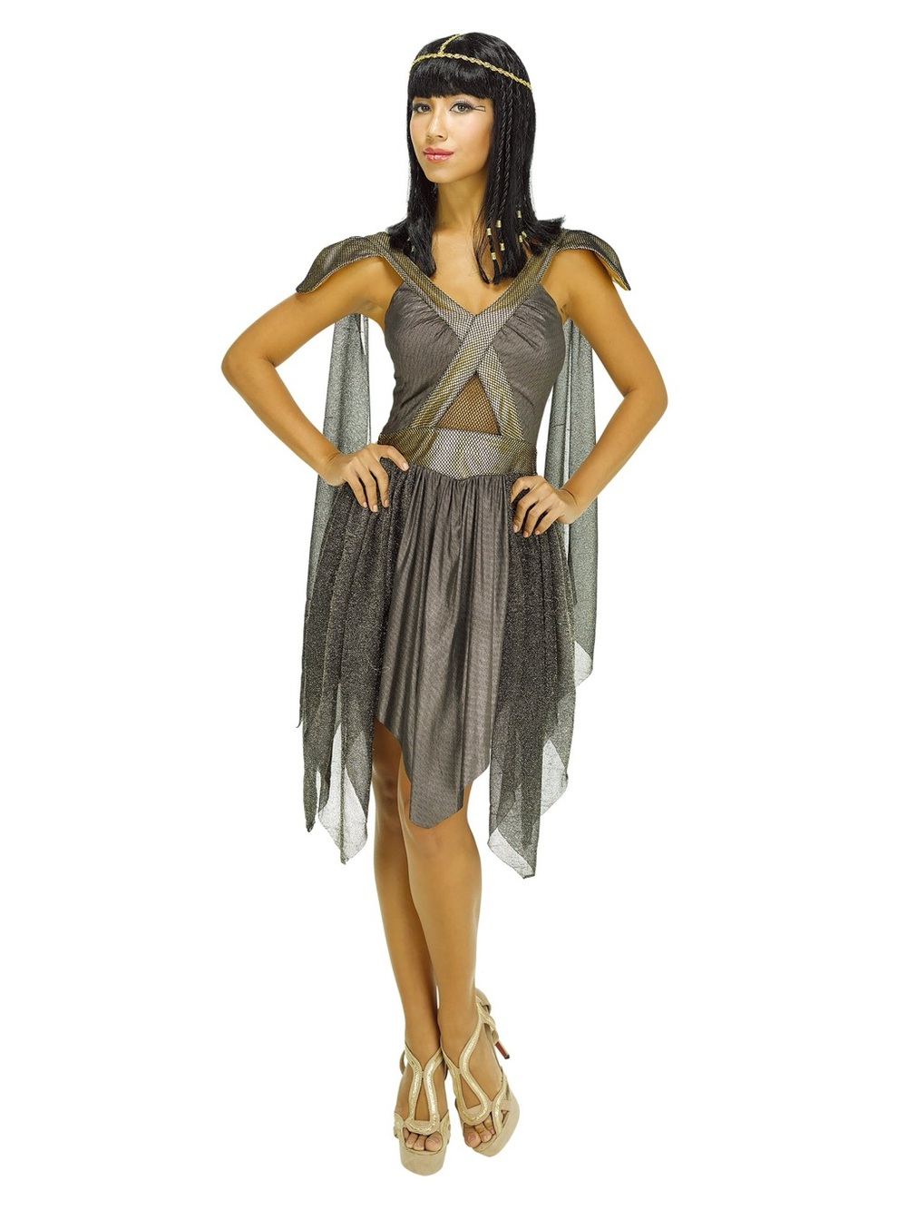 Warrior Princess Ethereal Empress Costume gold black- Partyholic brand - size L